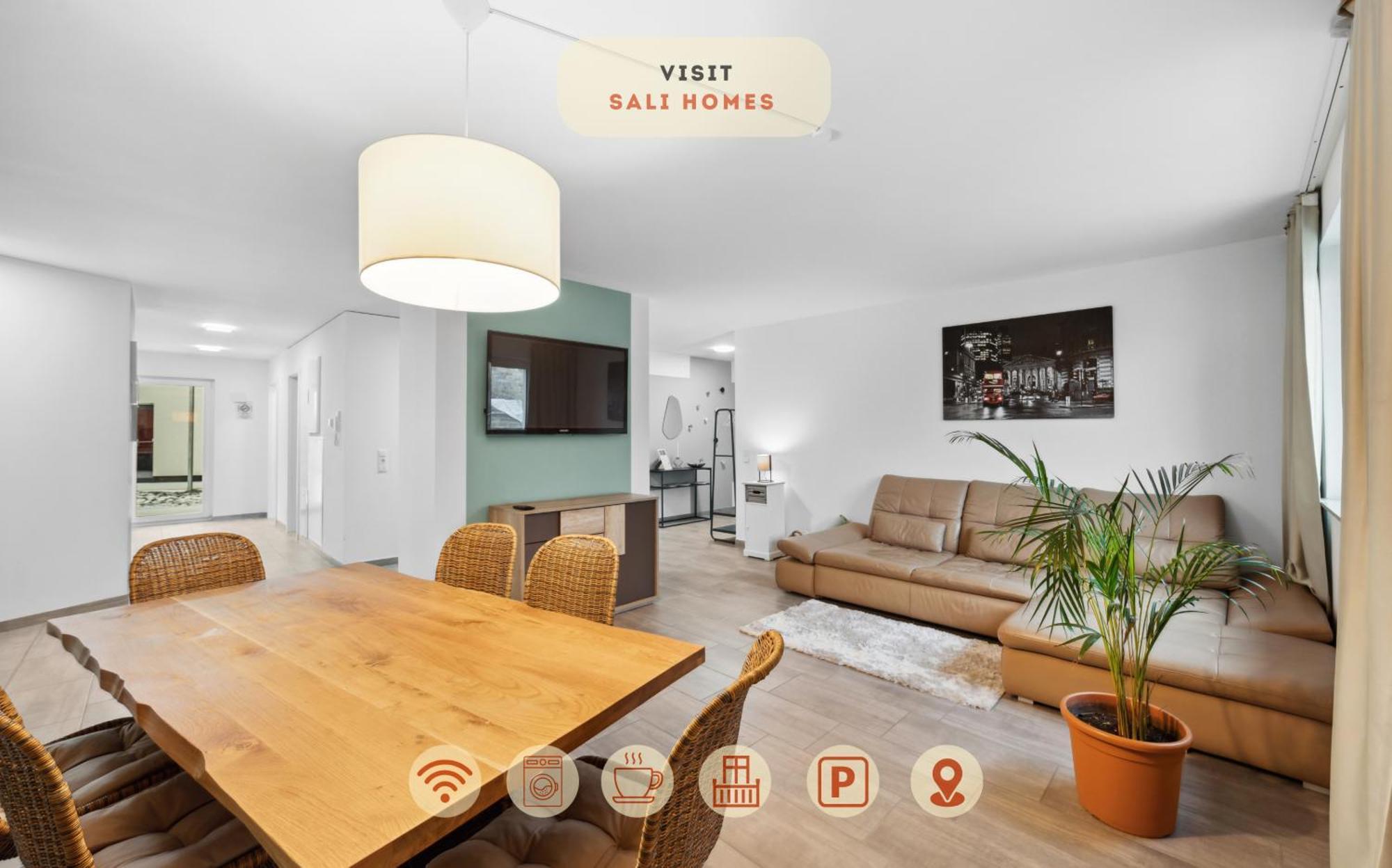 Sali Homes Spacious Apartment With Terrace In City Center Байройт Екстериор снимка